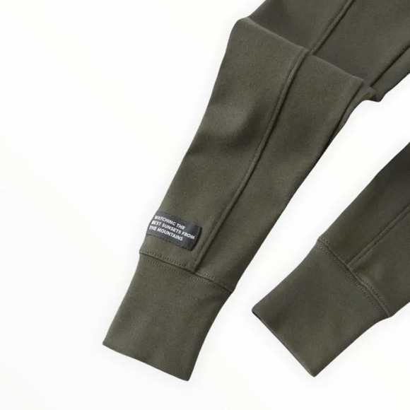 ZARA Kids | Khaki | PLAIN CUFFED LEGGINGS - Picture 3 of 4